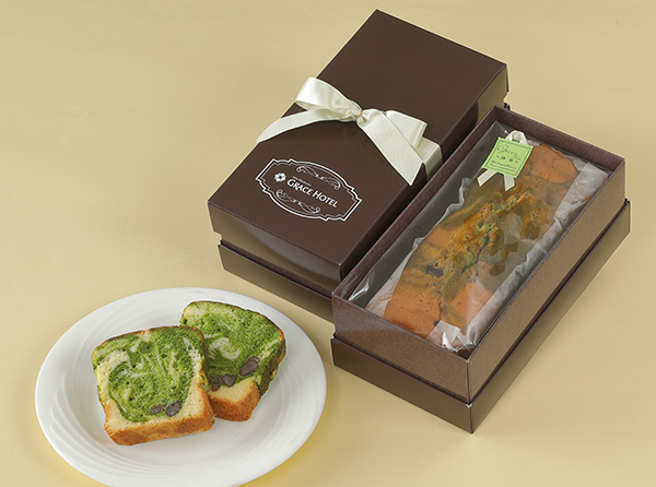 新横浜グレイスホテル　グレイスブランドケーキ　抹茶パウンドケーキイメージ