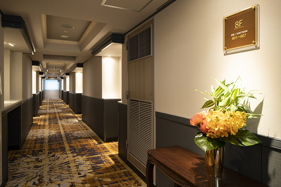 新横浜グレイスホテル　廊下イメージ